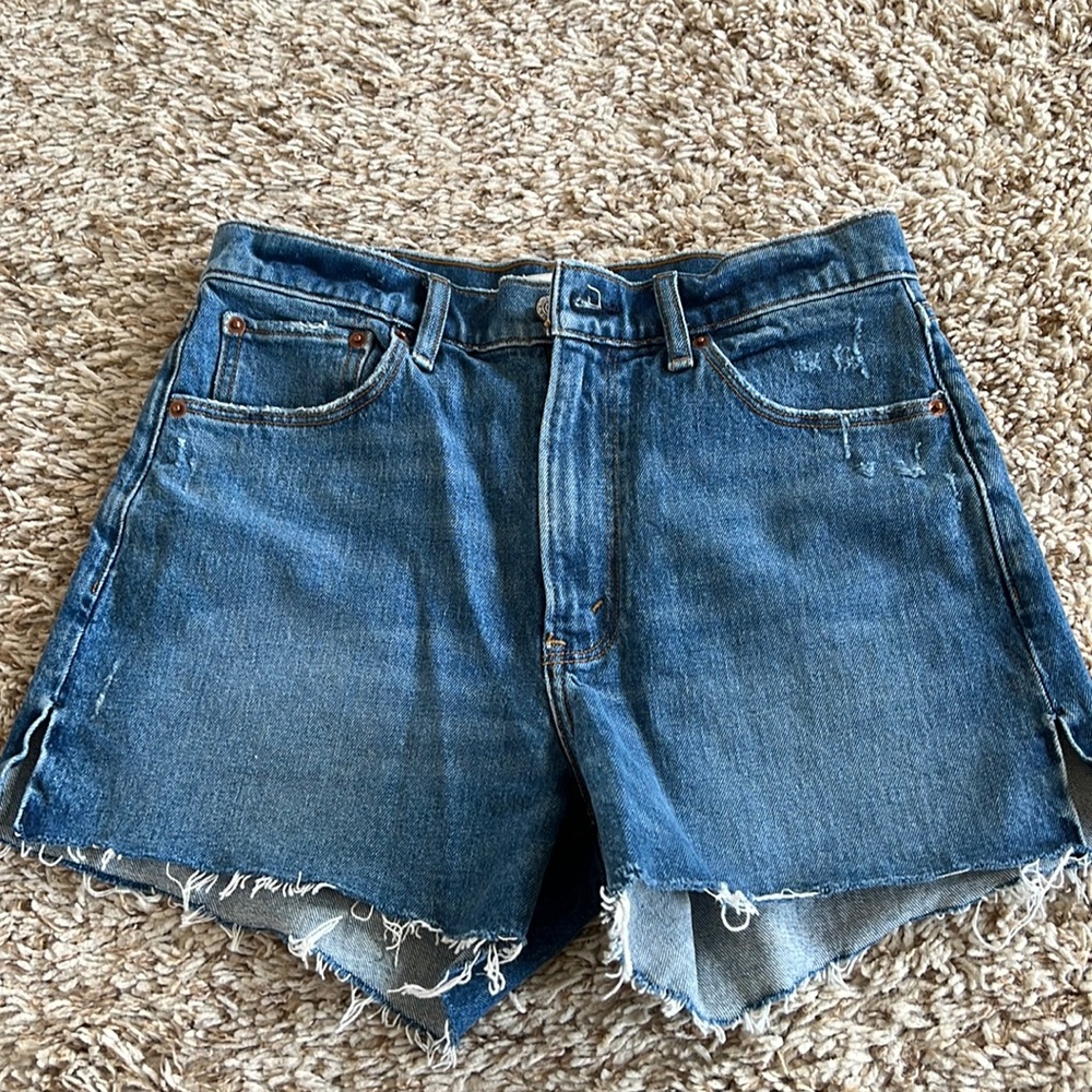 High Rise Mom Short